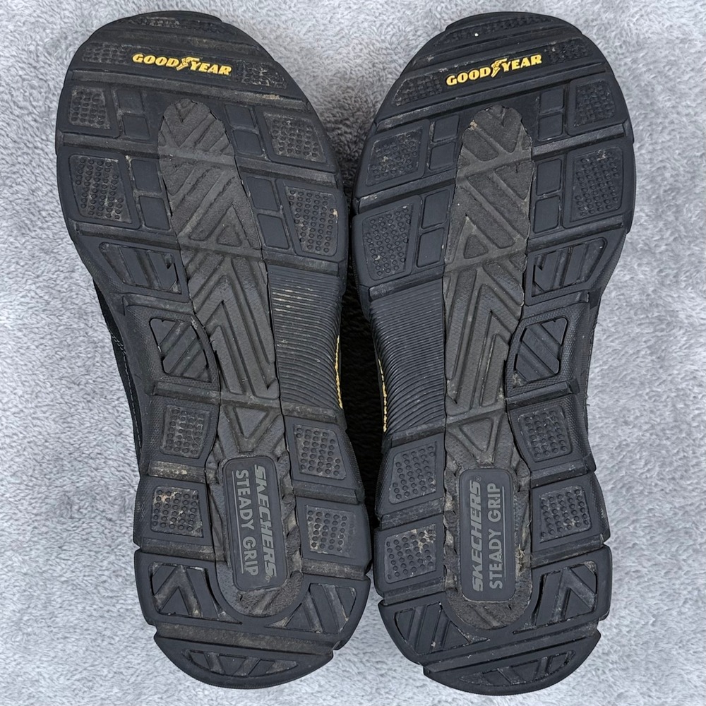 Skechers Respected Calum Goodyear Shoes Mens 10.5 Black Slip On Relaxed Fit - Picture 6 of 10
